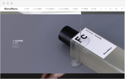 meepShop範例商店-menomeno